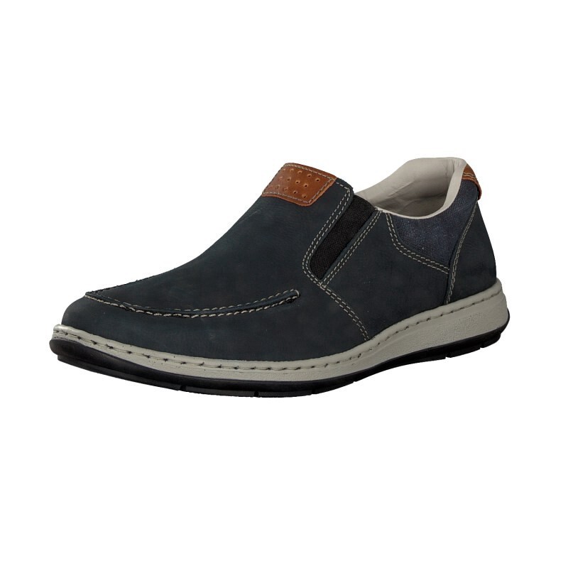 Slip On Rieker 17360-15 Para Homem - Azuis